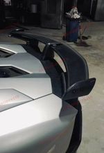 Карбоновый задний спойлер (крыло) с основанием для LAMBORGHINI AVENTADOR LP700 Coupe / Roadster 2011–2015 Ламборгини