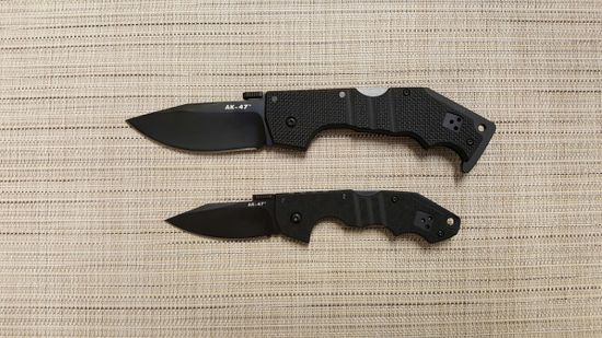 Складной нож Cold Steel "MINI AK-47 "Carpenter CTS® XHP c клинком из стали CTS-XHP, рукоять G10