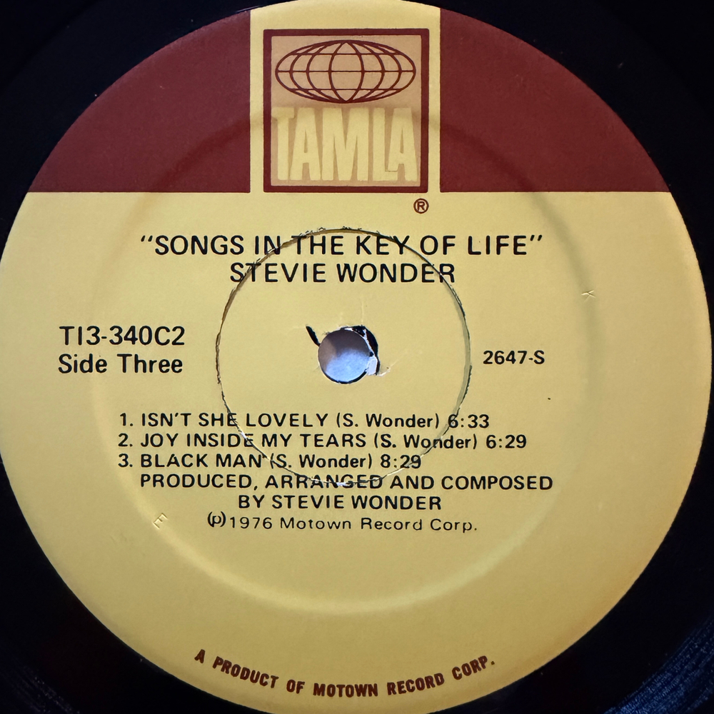 Stevie Wonder ‎– Songs In The Key Of Life (США 1976г.) 2LP+7"Т