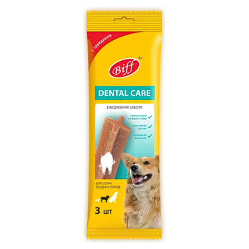 Лакомство TiTBiT Снек жевательный Dental Care для собак средних пород с говядиной