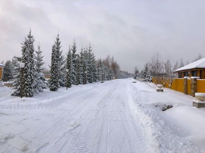 После сильного снегопада проводится чистка дорог