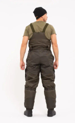 Зимний мужской костюм Onerus "Горный -45" (Таслан), Полукомбинезон, Хаки