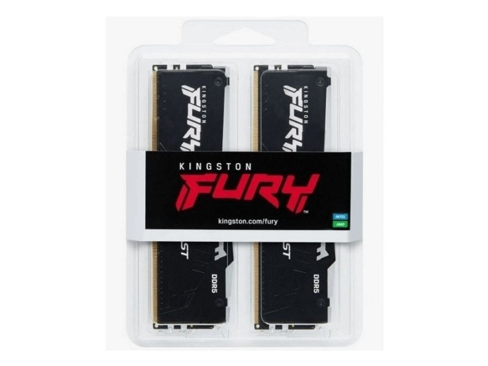 Оперативная память Kingston KF564C32BBAK2-32, DDR5 2х 32ГБ 6400 МГц, DIMM, RTL