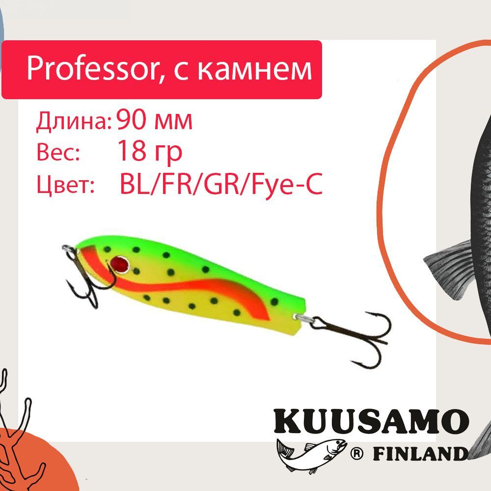 Блесна для рыбалки Kuusamo Professor