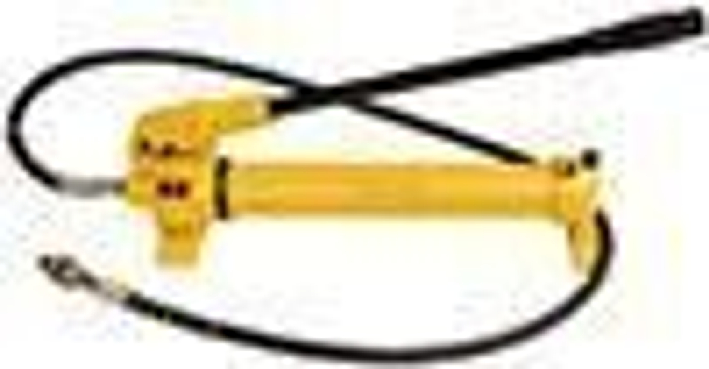 Насос ручной гидравлический НРГ 700-0.7М (700бар, 0.7л, РВД 1.8м), с манометром 100мм, двухступенчатый