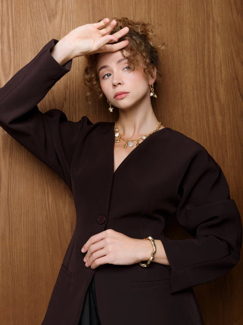 Серьги "Pearl Sink Turtle" Gold