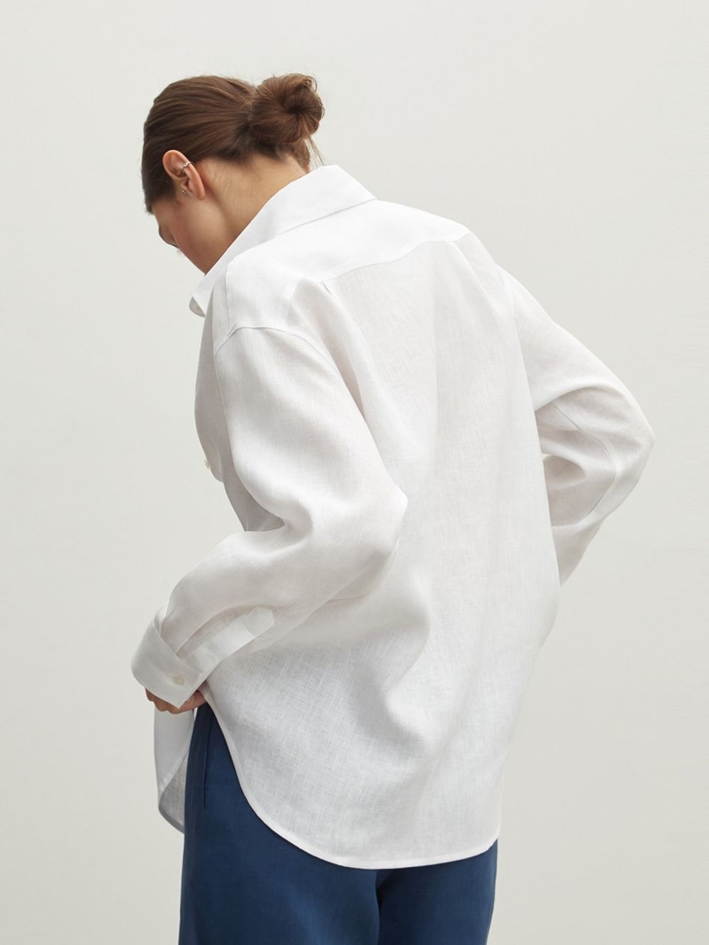 Рубашка Хельсинки Белый лен