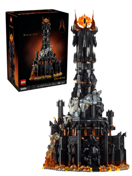 Конструктор Лего айконс Властелин колец Барад-Дур 10333 | LEGO Icons Barad-Dûr 10333 коллекционная модель 5471 деталь 18+