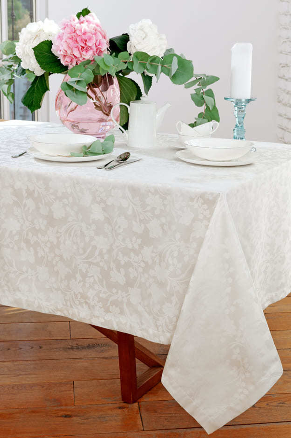 Скатерть 150x180 и 6 салфеток Dreams ТО-2302 Panna