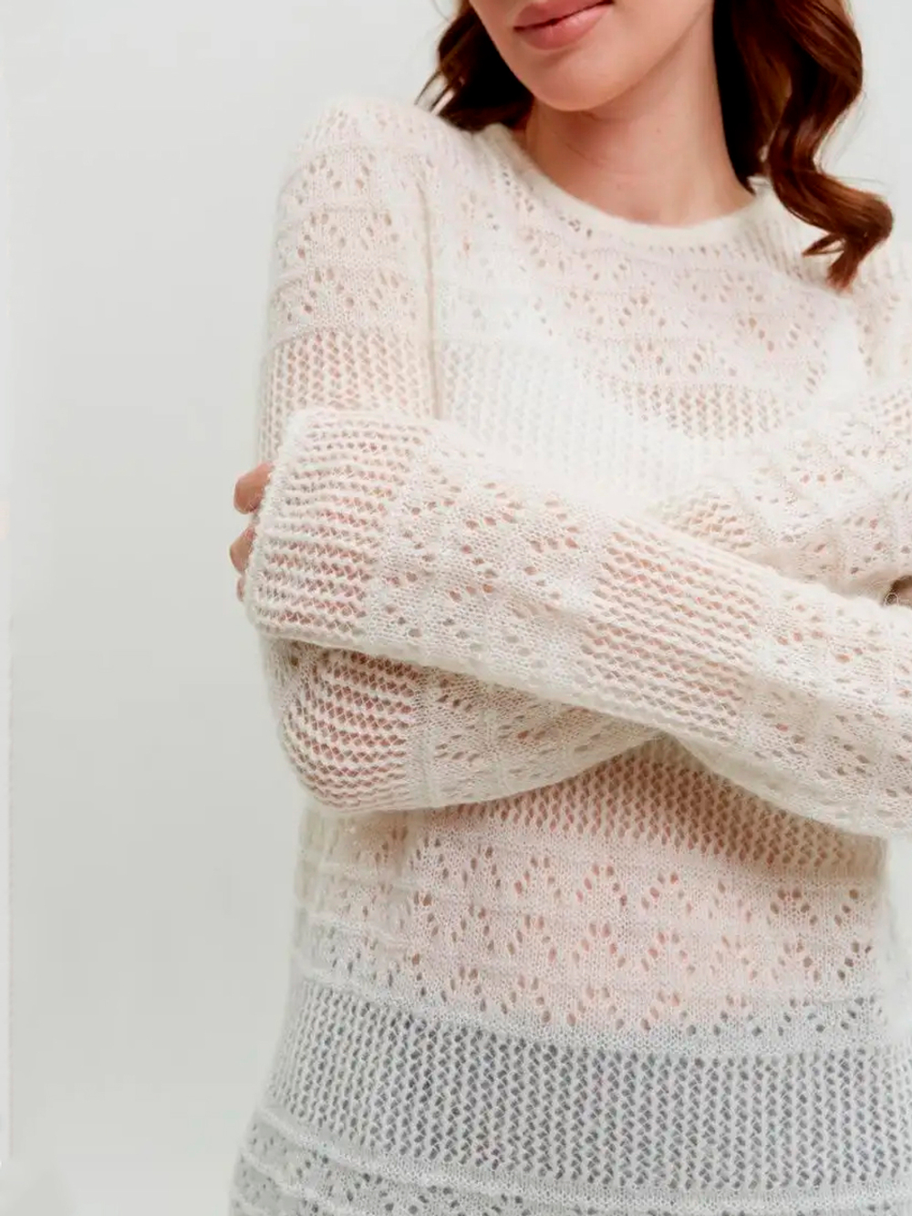 Джемпер женский Т038-01 белый