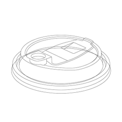 Крышки для стаканов тип Е D=90мм Черные (50/800шт)