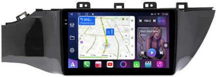 Магнитола для KIA Rio 4, Rio X-Line 2017-2020 (рамка без кнопки) - FarCar 1160-2M монитор 9.5" QLED на Android 14, TS18, CarPlay, 4G SIM-слот