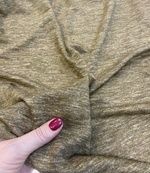 Ткань Трикотажное полотно(Италия) 50% лен 50% хлопок ш-150см отрез 0,65 м