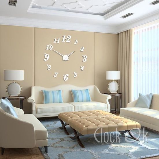 Настенные 3D часы Love Time