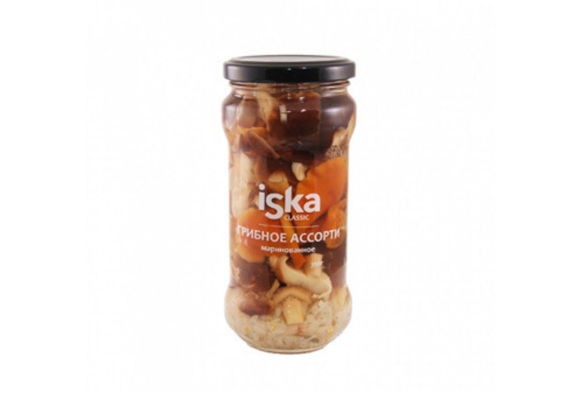 Ассорти грибное маринованное Iska, 350г