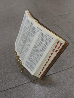 "Библия" Книга в кожаной обложке в подарочном коробе