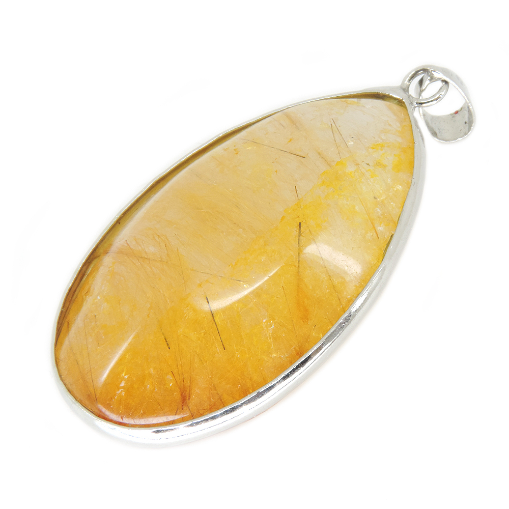 Кулон "Афродита" кварц-волосатик