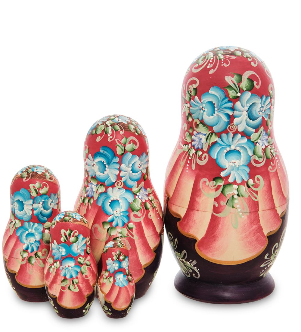 Народные промыслы МР-16/30-A Матрешка 5м «Мария с цветами» бол.