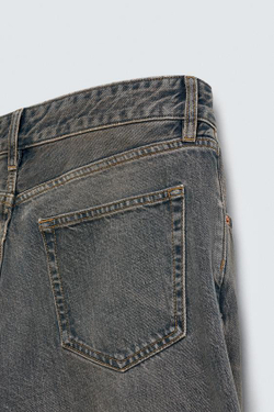 ZARA ДЖИНСЫ FLARE FIT, ЗЕЛЕНОВАТО-СИНИЙ