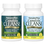 NaturesPlus, Очищение от кандиды, программа на 7 дней, 2 бутылочки по 28 капсул