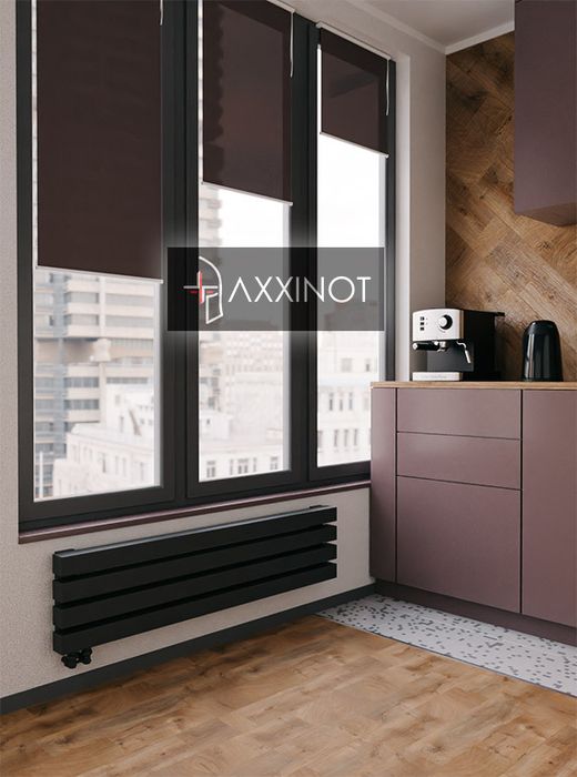 Axxinot Verde Z 600 - горизонтальный трубчатый радиатор шириной 600 мм