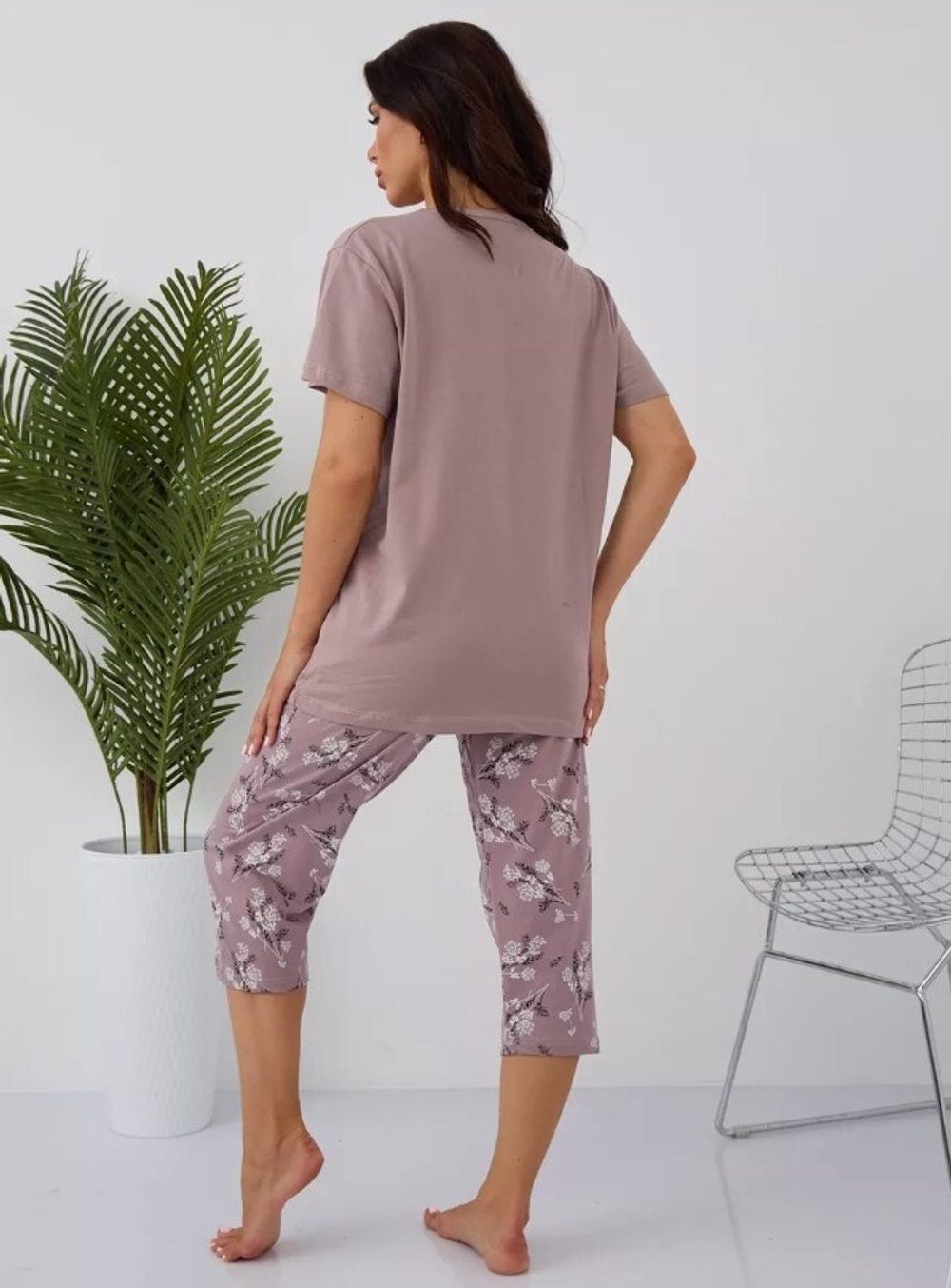 [m]Пижама х/б бриджи+футболка УБФ00017