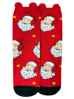 Носки НГ р.35-40 "New Year's magic" Много Сант