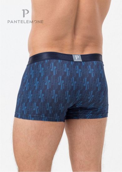 Трусы мужские боксеры Pantelemone PMH-1522, геометрия деним/темно-синяя