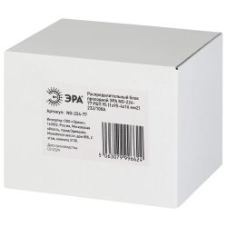 Распределительный блок проходной РБП ЭРА NO-224-77 95 (1х95-4х16 мм2) 232/100А | Распределительные блоки проходные РБП