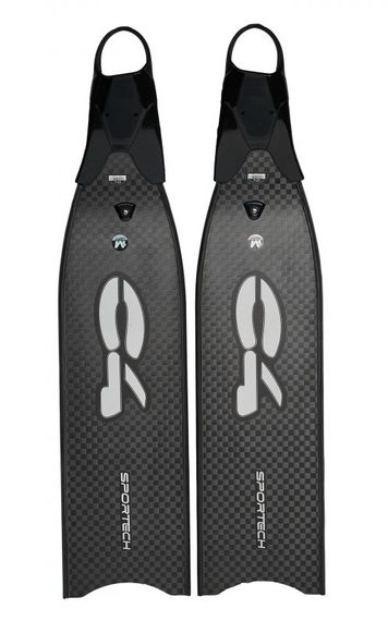 Ласты C4 Carbon Sportech Silicone Carbon T700 черный