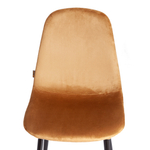 Стул BREEZE (mod. JSC-58) Велюр/металл , 44 х 53 х 86 см, brown (коричневый) HLR12 / черный