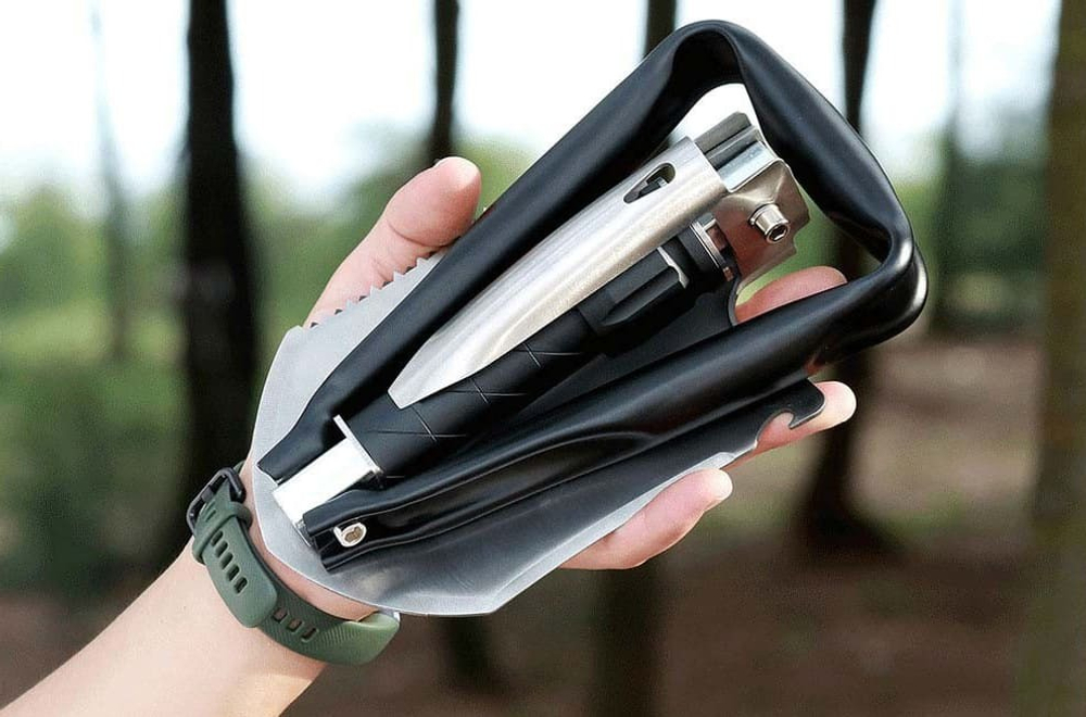 Лопата саперная складная NexTool Nato Multifunctional Folding Shovel NE20033