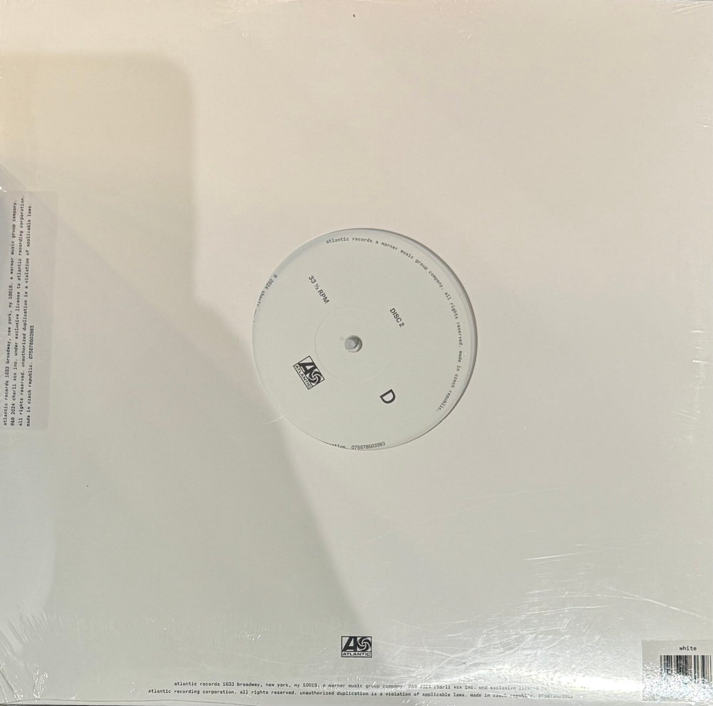 Виниловая пластинка Charli XCX ‎– Brat And It's The Same But There's Three More Songs So It's Not 2LP White