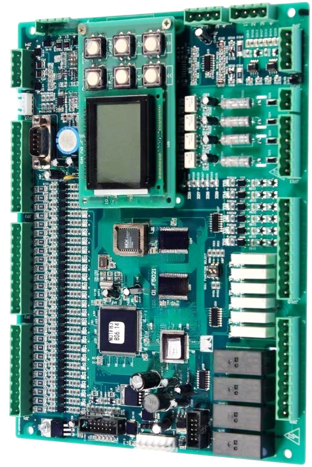 Плата контроллера F5021 (с дисплеем LCD12832) со специальным протоколом для SANYO  OTIS.