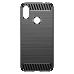 Чехол для Xiaomi Redmi Note 7 (Note 7S, Note 7 Pro) цвет Black (черный), серия Carbon от Caseport