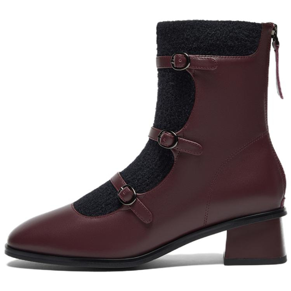 BATA Stretch & Sock Boots Women"s Black/Brown