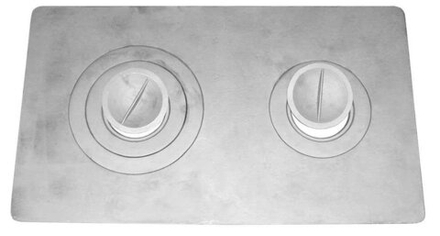 Плита чугунная 2-комф. П2-3 (701х401) 19,1кг