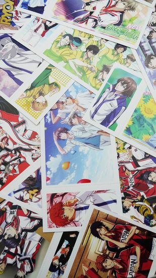 Набор открыток, карточек и наклеек "Новый принц тенниса / The New Prince of Tennis", 188 предметов