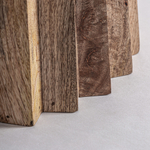 Обеденный стол из дерева Plisse натуральный