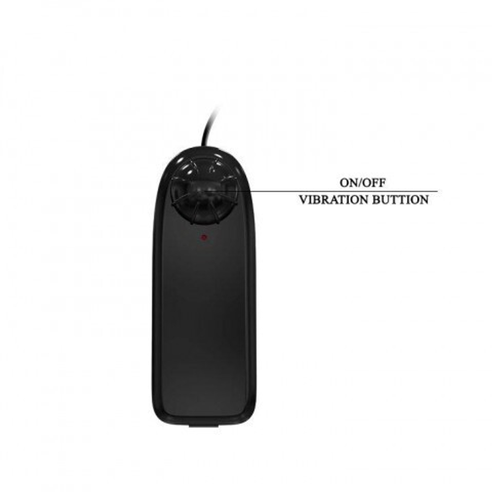 Фаллоимитатор с вибрацией и имитацией семяизвержения (19,3×4,3 см)