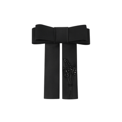 Бант "Мэри" L с декором в виде колосков