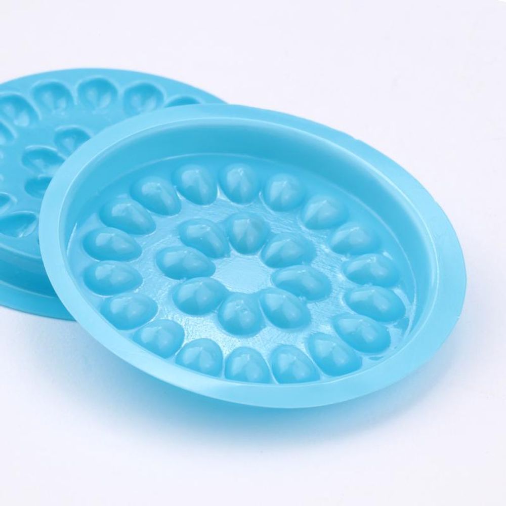 Палетка для клея голубая