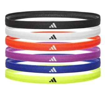 Band Adidas Hairband 6P - black/white/red/purple/blue/yellow