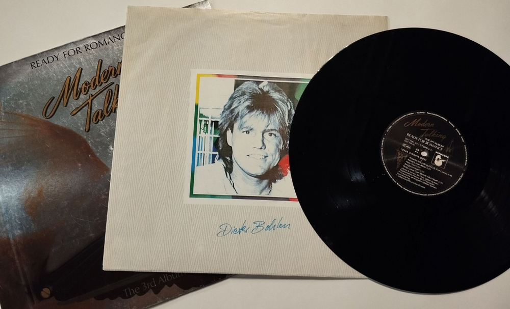 Винтажная виниловая пластинка LP Modern Talking Ready For Romance The 3rd Album (Germany 1986)