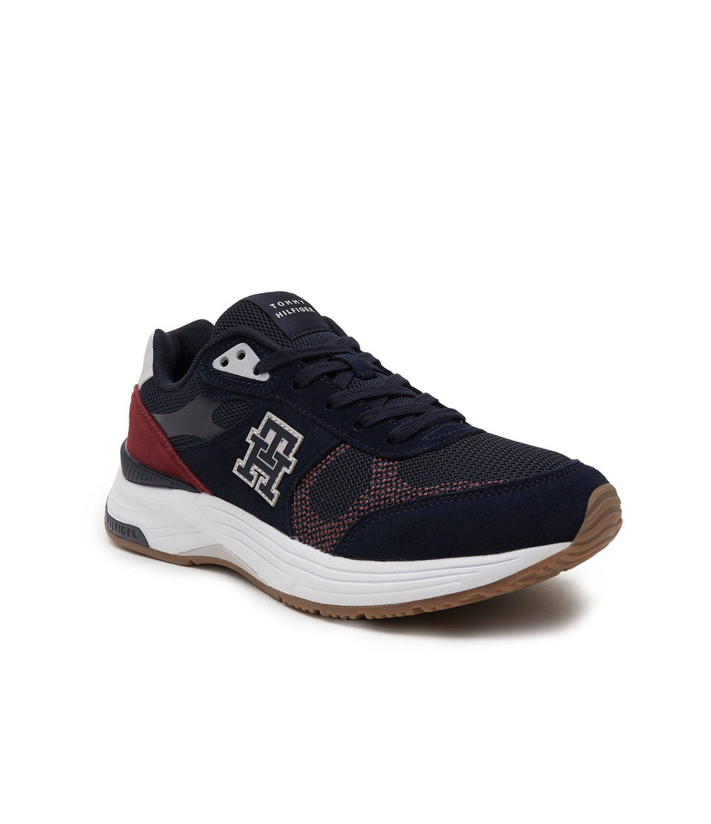Кожаные кроссовки modern prep Tommy Hilfiger - темно-синий(FM0FM04629)