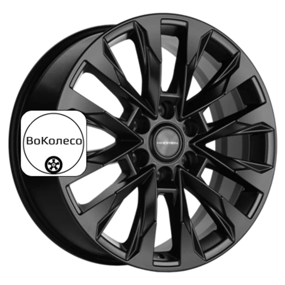 8x20/6x139,7 ET60 D95,10 KHW2010 (LC 300) Black matt Khomen Wheels