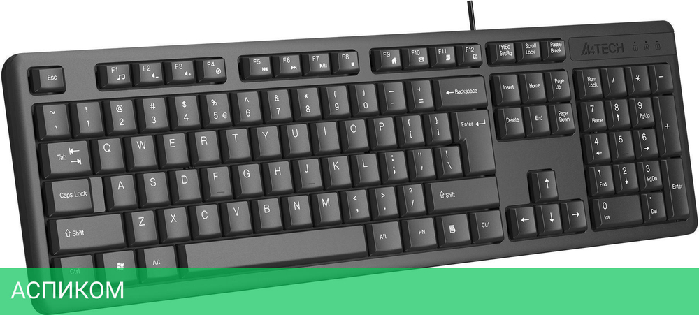 Клавиатура A4Tech KR-3 черный
