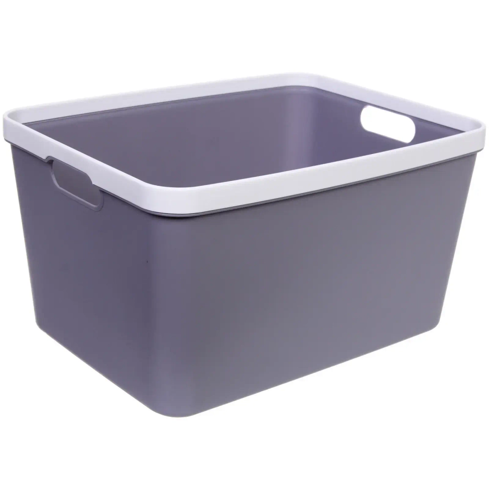 Контейнер для хранения «БРЭТОС», цвет пыльно - серый, 38*29*21см