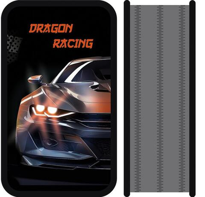 Пенал 3 секц. большой тканевый торец 190/105 "Dragon racing 2025" (Пчелка)
