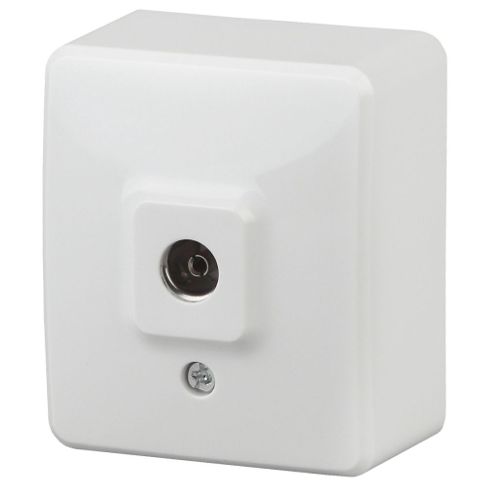 Розетка ЭРА Эксперт 11-3201-01 TV одиночная ОУ IP20 белый | Эра Эксперт